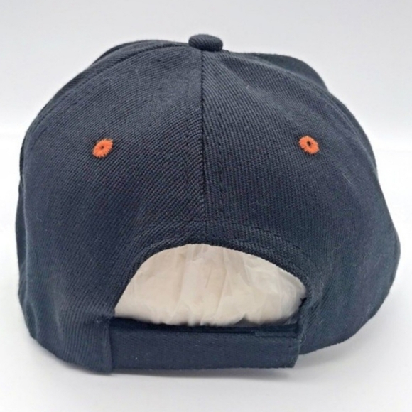 Harley-Davidson Embroidered Logo Black with Flames Ball Cap Biker Trucker Hat‎ - Picture 5 of 7